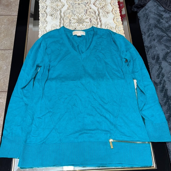 MICHAEL Michael Kors Sweaters - Michael Kors teal v-neck sweater